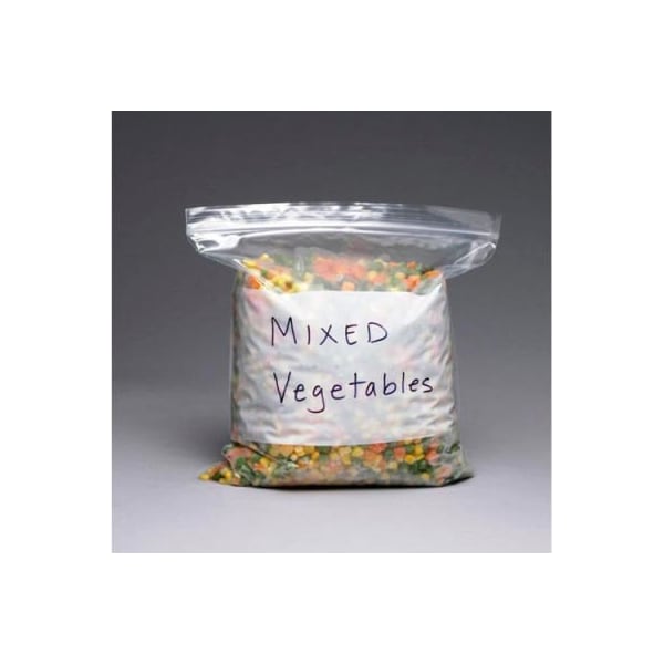Lk Packaging Reclosable Bags W/ White Block, 1 Gal., 10-9/16"W x 11"L, 2.7 Mil, Clear, 250/Pack 1GALFR - main